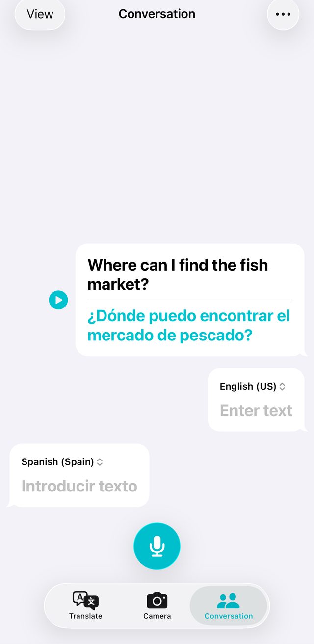 Apple Translate screenshot