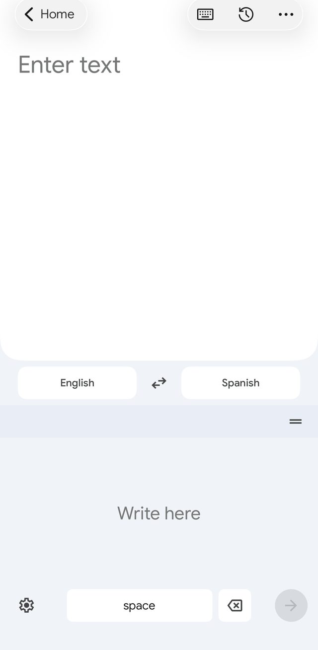 Google Translate screenshot