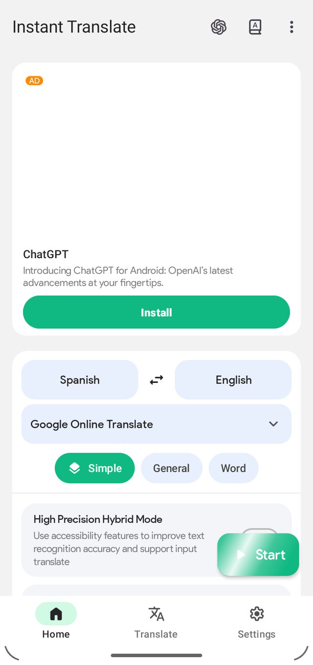 Instant Translate On Screen — A remote control for translating your screen