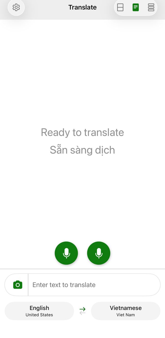 Microsoft Translator screenshot